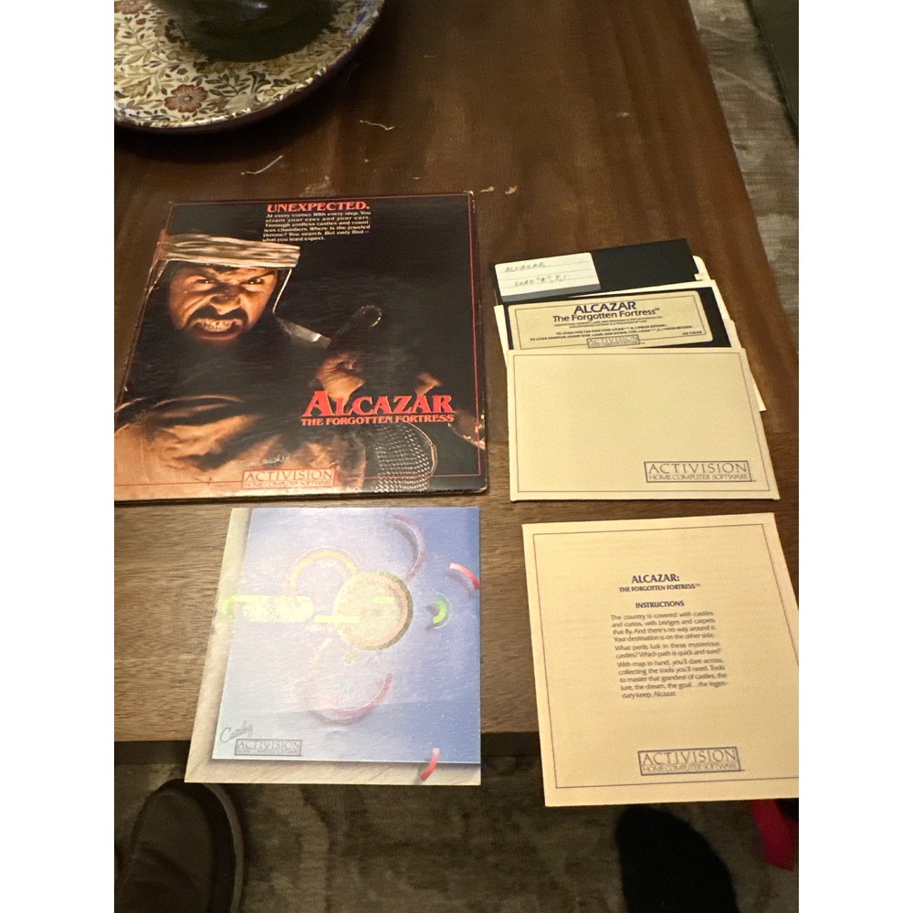 Alcazar The Forgotten Fortress Commodore 64 C64 Activision 1985 Vintage Game